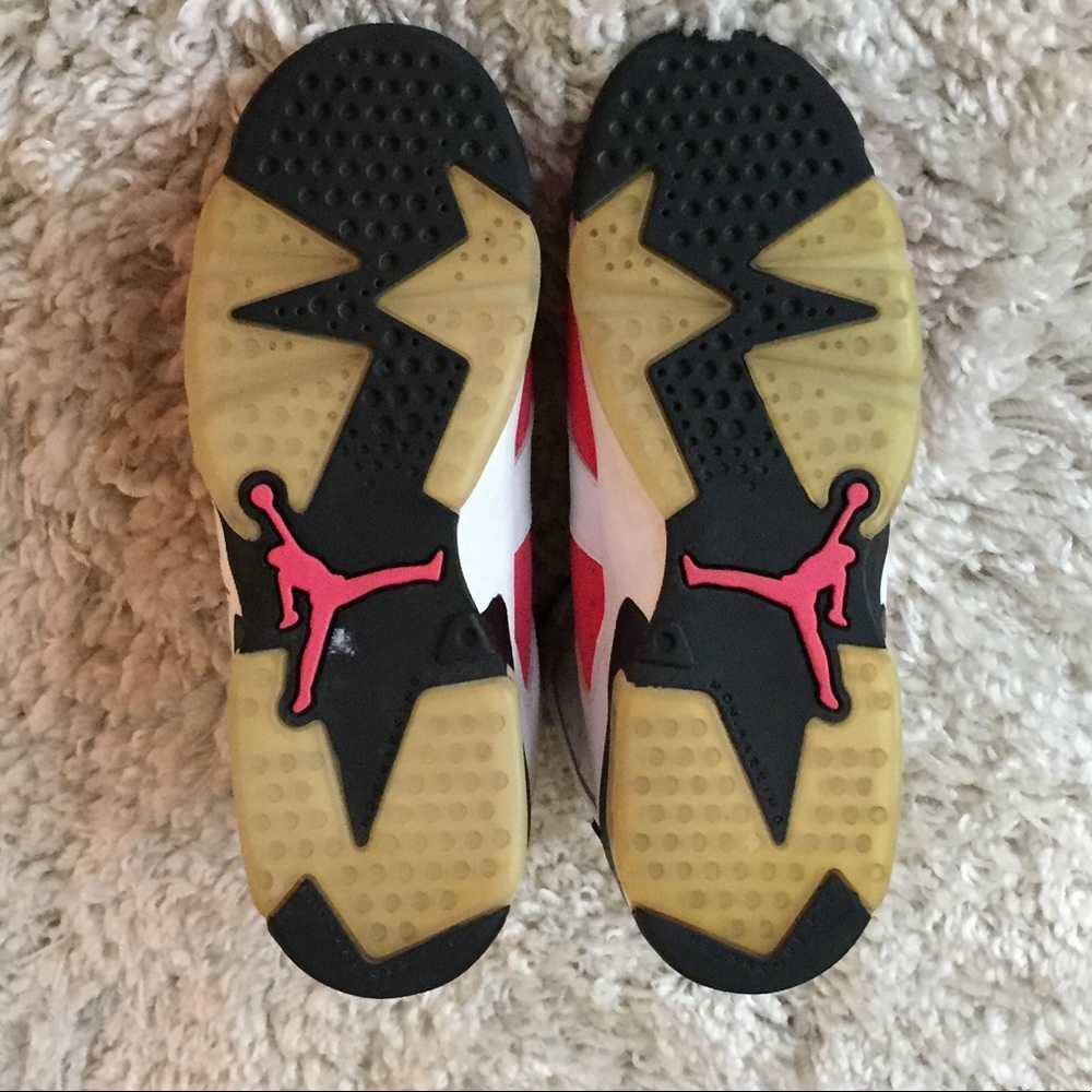 Air Jordan XI 6 Coral Rose GS 384665-161 6.5Y - Picture 7 of 7